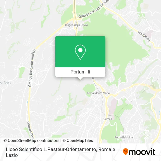 Mappa Liceo Scientifico L.Pasteur-Orientamento