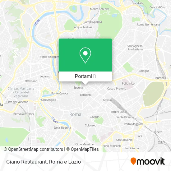 Mappa Giano Restaurant