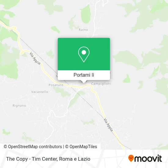 Mappa The Copy - Tim Center