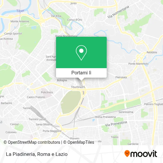 Mappa La Piadineria