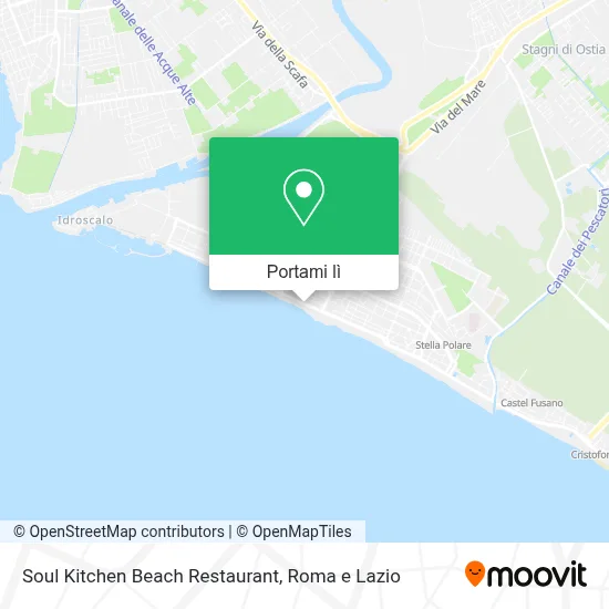 Mappa Soul Kitchen Beach Restaurant