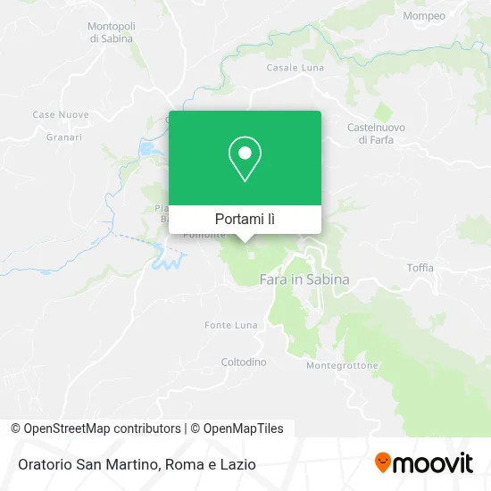 Mappa Oratorio San Martino