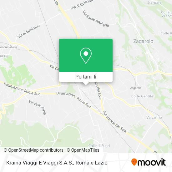 Mappa Kraina Viaggi E Viaggi S.A.S.