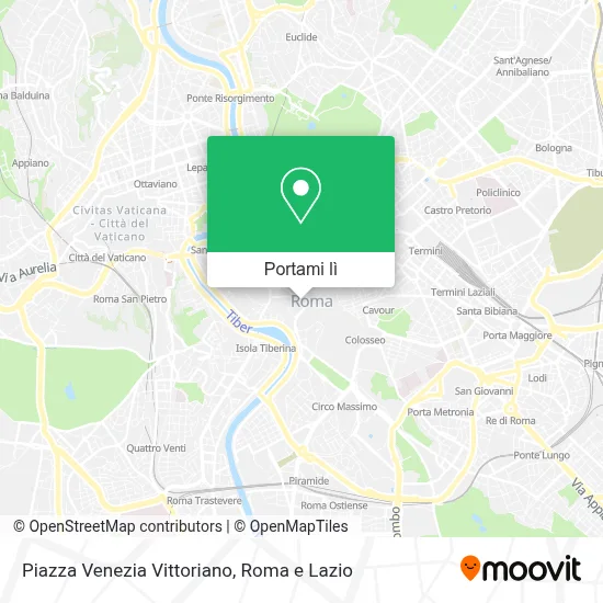 Mappa Piazza Venezia Vittoriano