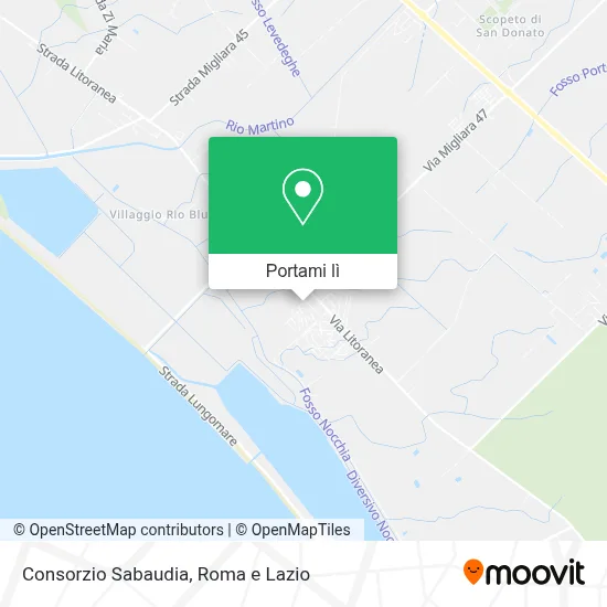 Mappa Consorzio Sabaudia