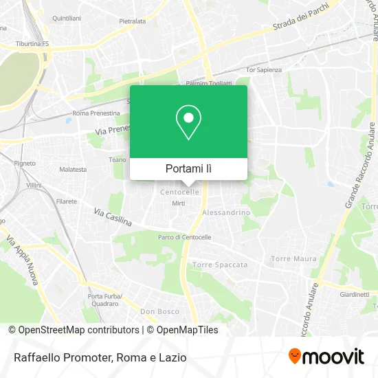 Mappa Raffaello Promoter
