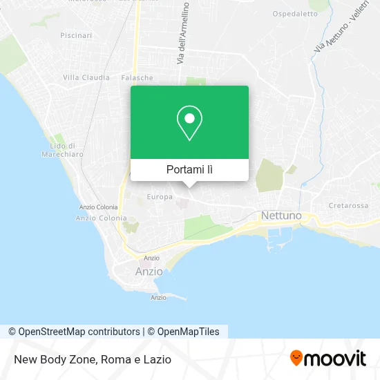 Mappa New Body Zone