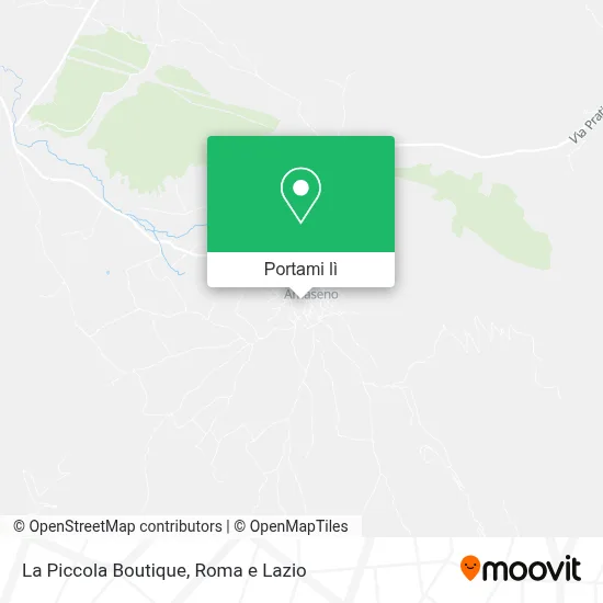 Mappa La Piccola Boutique