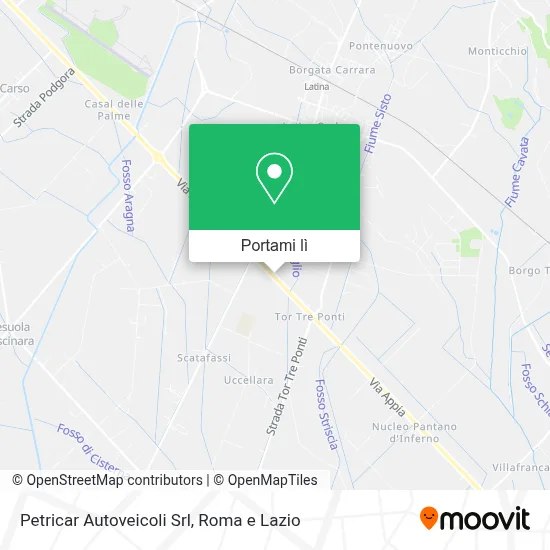 Mappa Petricar Autoveicoli Srl