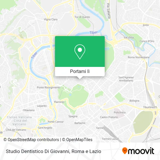 Mappa Studio Dentistico Di Giovanni