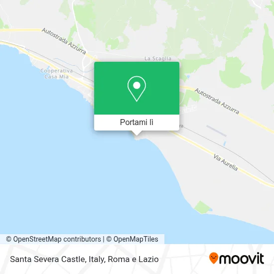 Mappa Santa Severa Castle, Italy