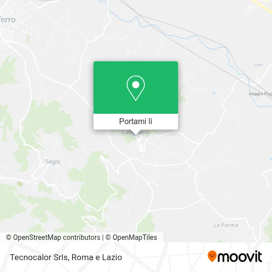 Mappa Tecnocalor Srls