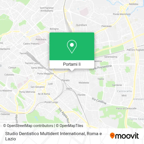 Mappa Studio Dentistico Multident International