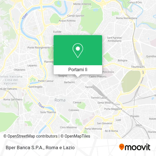Mappa Bper Banca S.P.A.