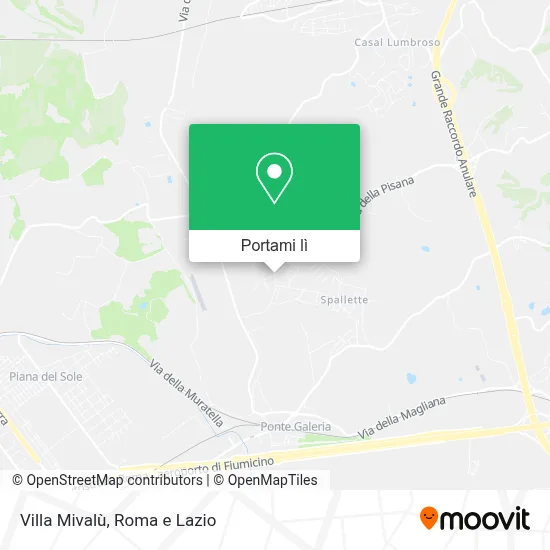 Mappa Villa Mivalù