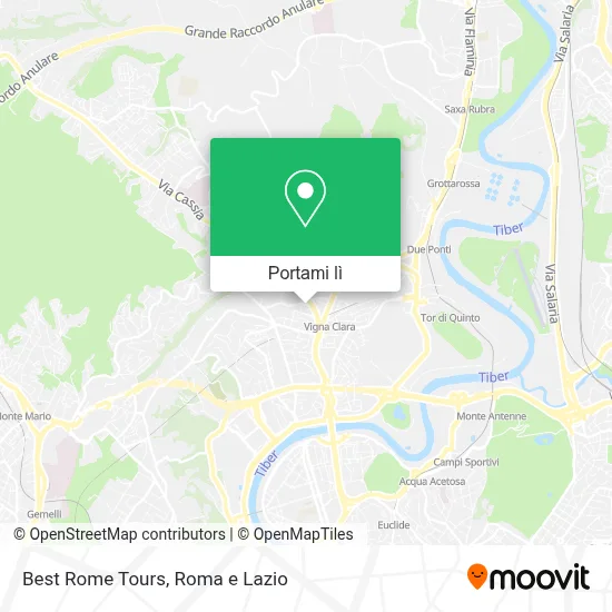 Mappa Best Rome Tours