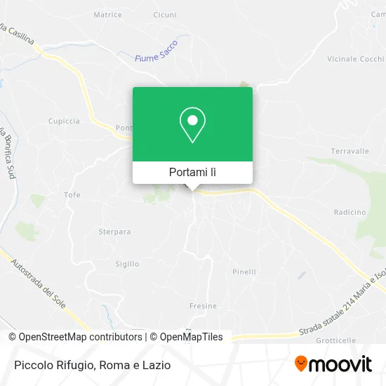 Mappa Piccolo Rifugio