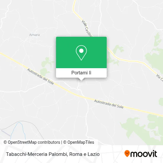 Mappa Tabacchi-Merceria Palombi