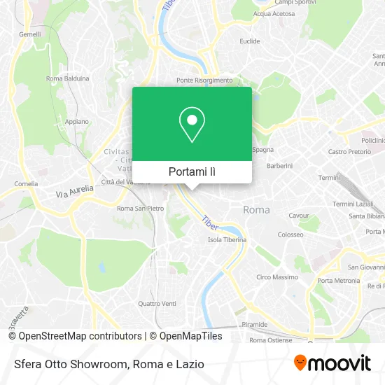 Mappa Sfera Otto Showroom