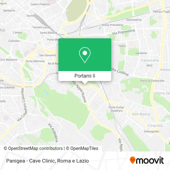 Mappa Panigea - Cave Clinic