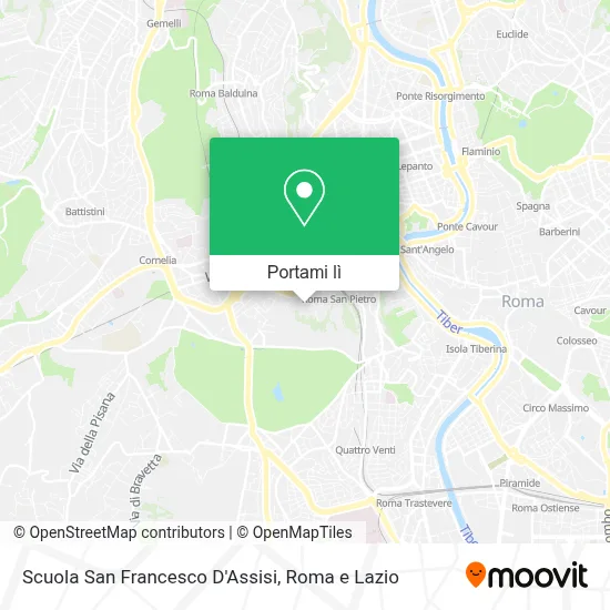 Mappa Scuola San Francesco D'Assisi