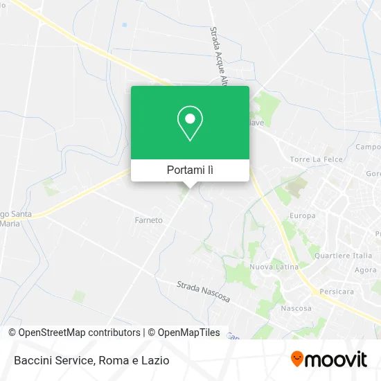 Mappa Baccini Service