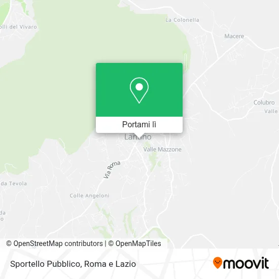 Mappa Sportello Pubblico