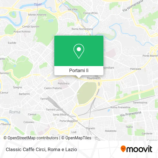 Mappa Classic Caffe Circi