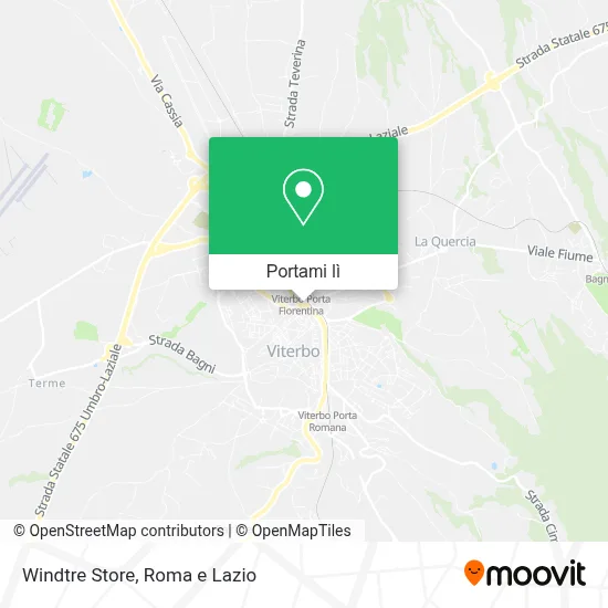 Mappa Windtre Store