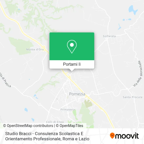 Mappa Studio Bracci - Consulenza Scolastica E Orientamento Professionale