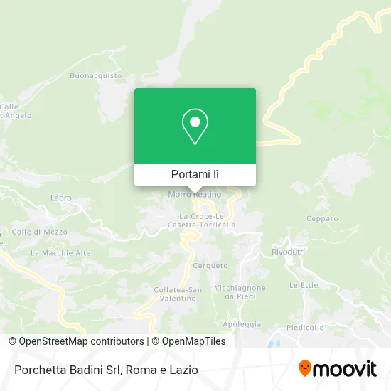 Mappa Porchetta Badini Srl