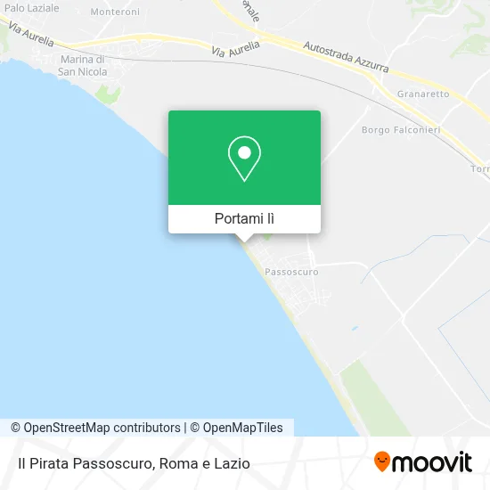 Mappa Il Pirata Passoscuro