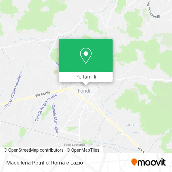 Mappa Macelleria Petrillo