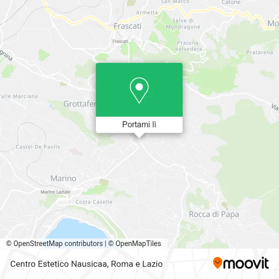 Mappa Centro Estetico Nausicaa