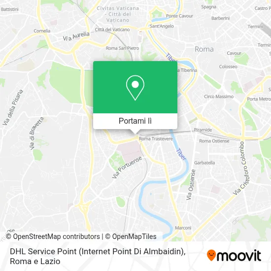 Mappa DHL Service Point (Internet Point Di Almbaidin)
