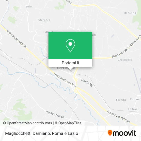 Mappa Magliocchetti Damiano