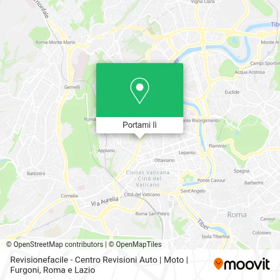 Mappa Revisionefacile - Centro Revisioni Auto | Moto | Furgoni