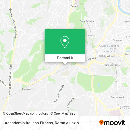 Mappa Accademia Italiana Fitness