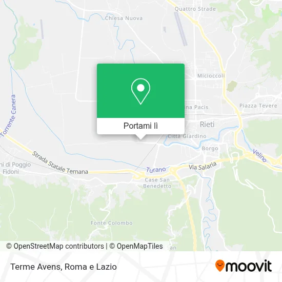 Mappa Terme Avens
