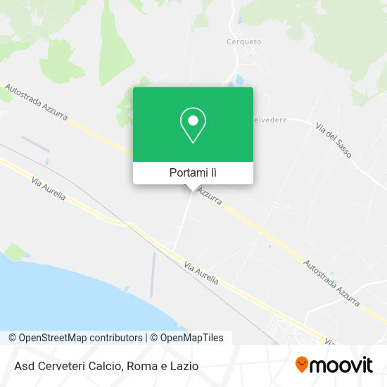 Mappa Asd Cerveteri Calcio