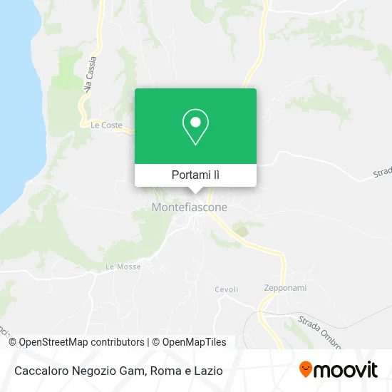 Mappa Caccaloro Negozio Gam