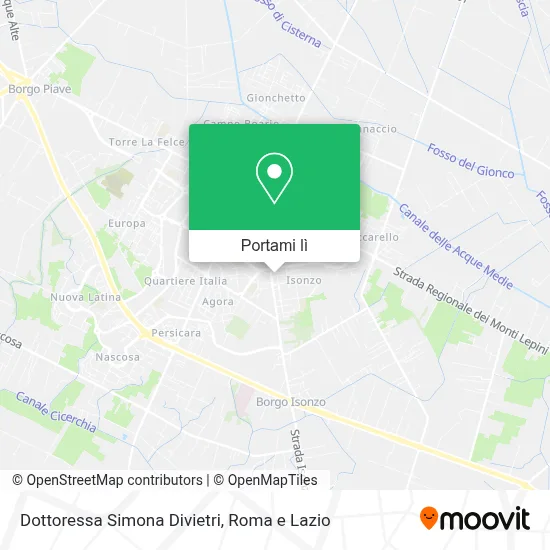 Mappa Dottoressa Simona Divietri