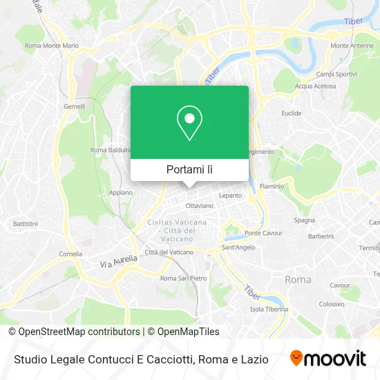 Mappa Studio Legale Contucci E Cacciotti