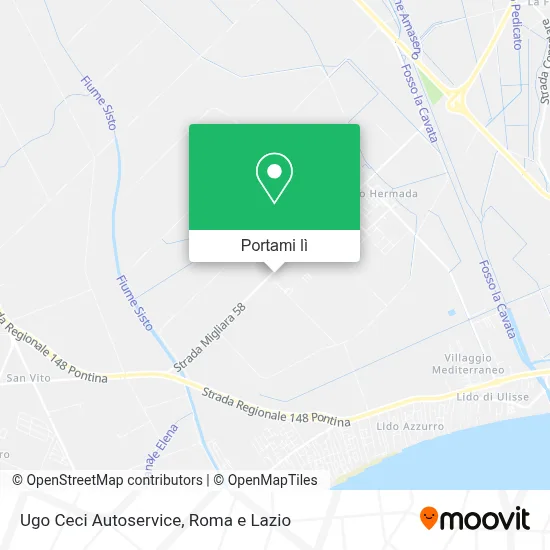 Mappa Ugo Ceci Autoservice