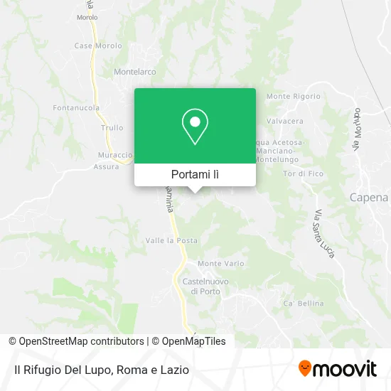 Mappa Il Rifugio Del Lupo
