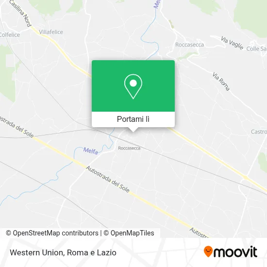 Mappa Western Union
