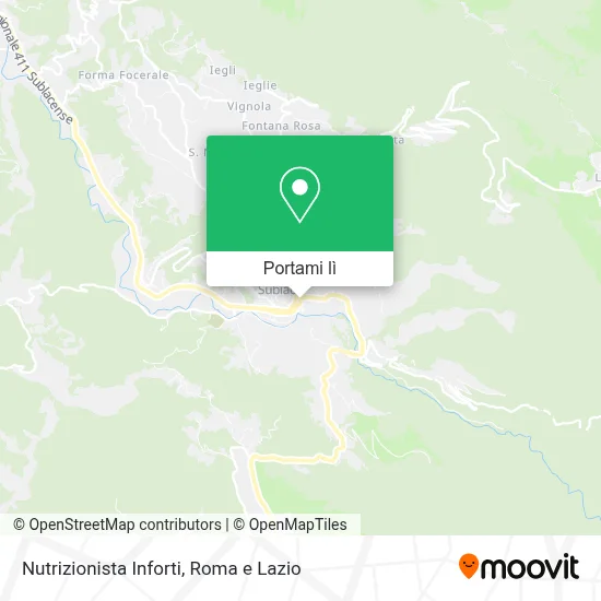 Mappa Nutrizionista Inforti