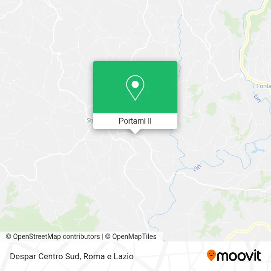 Mappa Despar Centro Sud