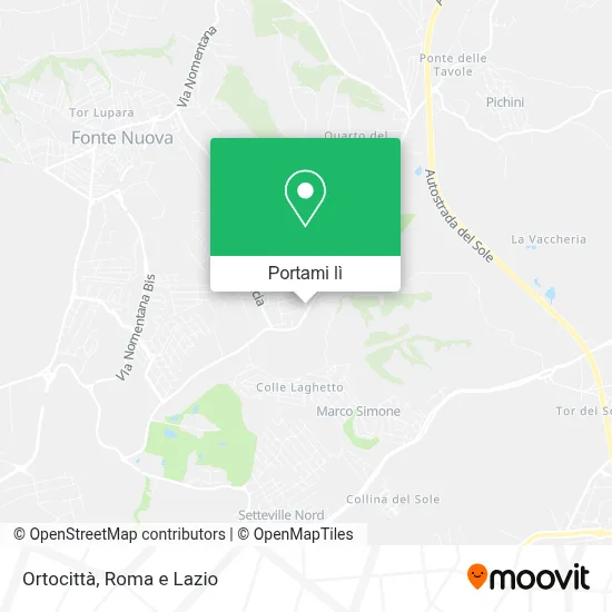 Mappa Ortocittà