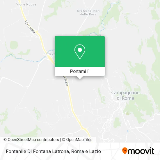 Mappa Fontanile Di Fontana Latrona